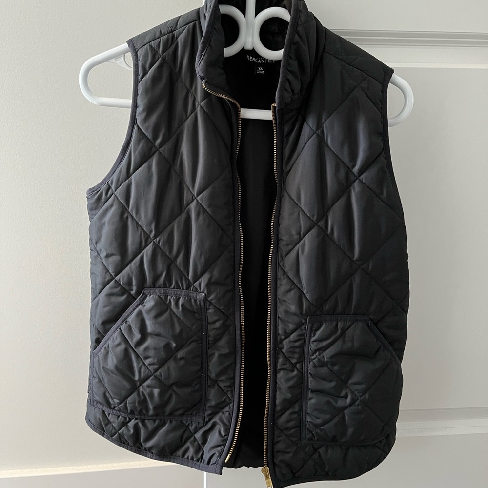 Black J. Crew Vest